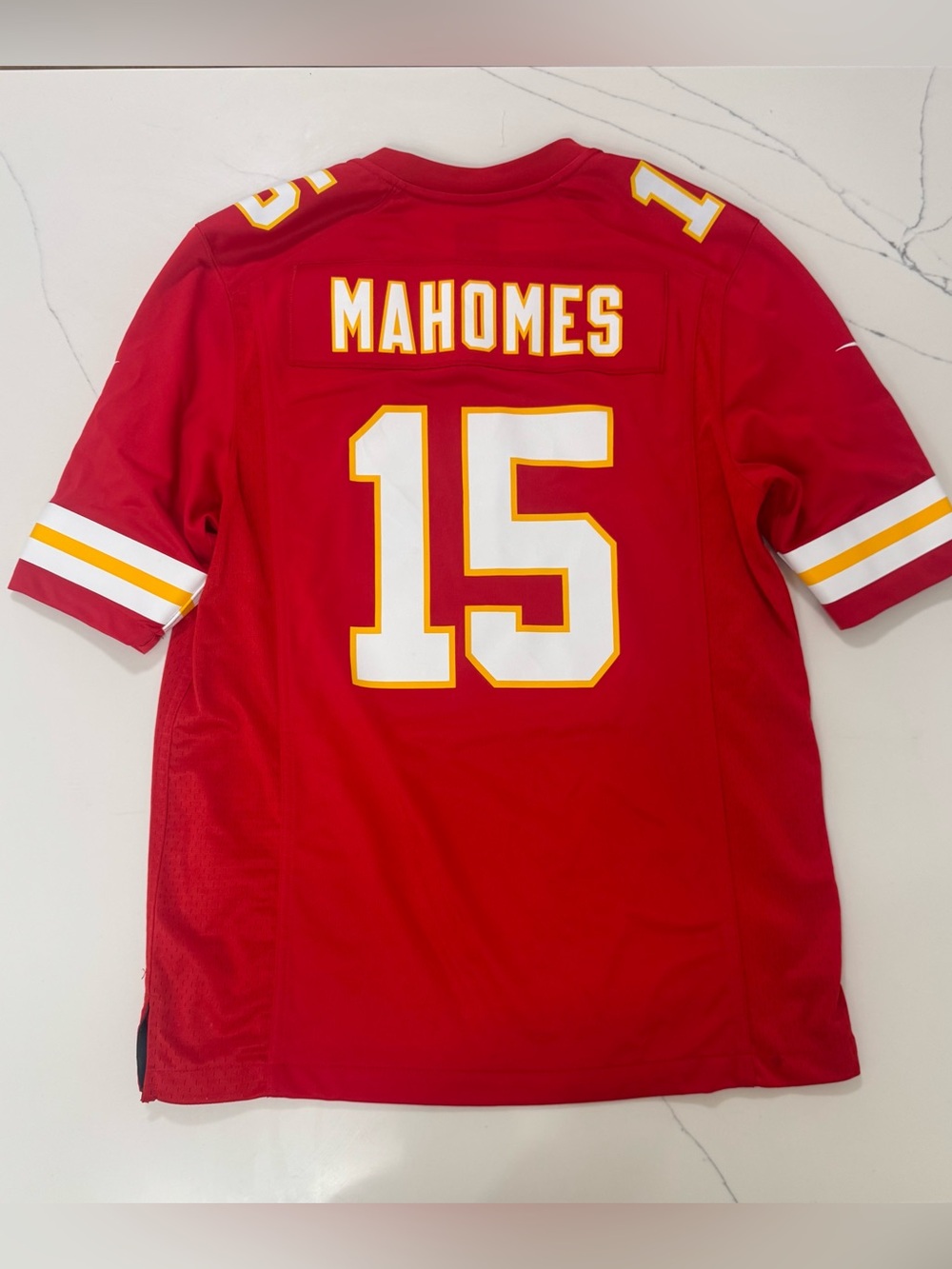Nike Patrick Mahomes Kansas City Chiefs #15 NFL Game Jersey Red Mens Medium